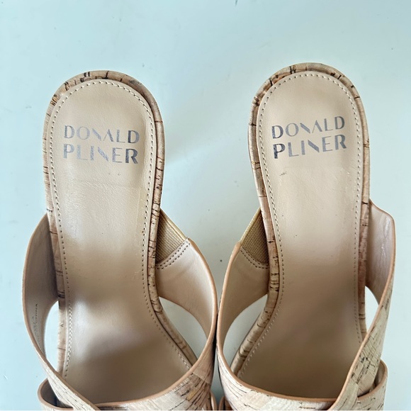 NEW Donald Pliner Aylla Cork Heeled Women's Sandals, Sz7M - Picture 10 of 14